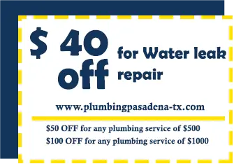 water leak coupon